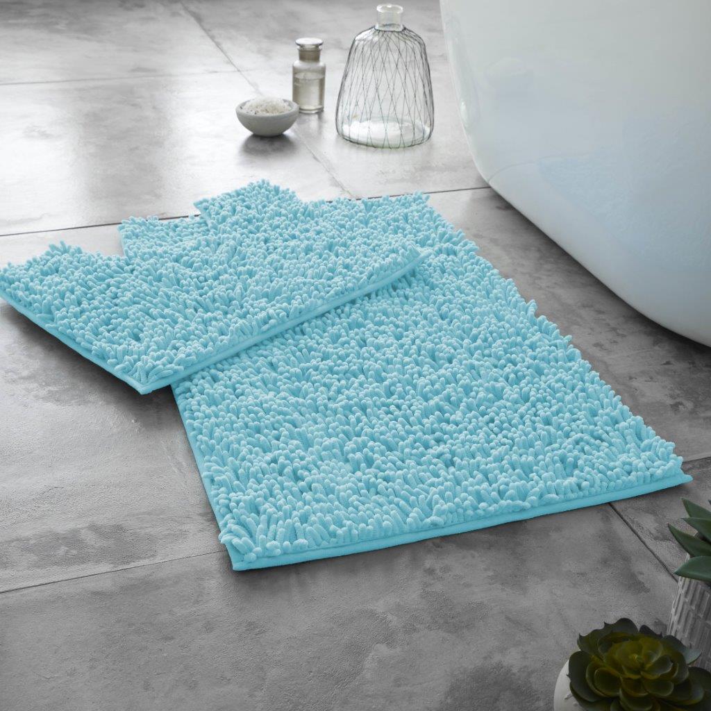 Chunky Loop Bath & Pedestal Mat Set 16 Colours