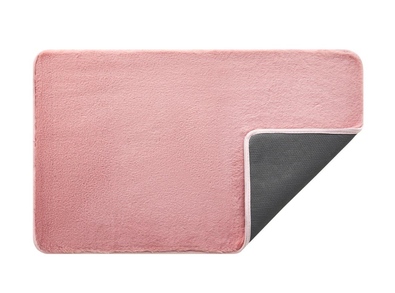 Faux Fur Bath & Pedestal Mat Set 9 Colours