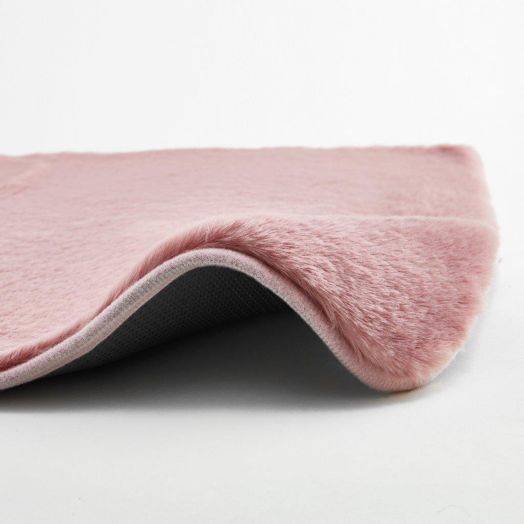 Faux Fur Bath & Pedestal Mat Set 9 Colours