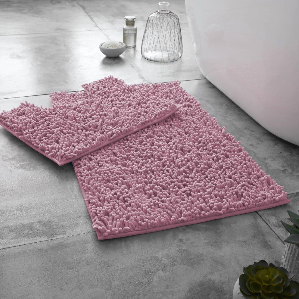 Chunky Loop Bath & Pedestal Mat Set 16 Colours