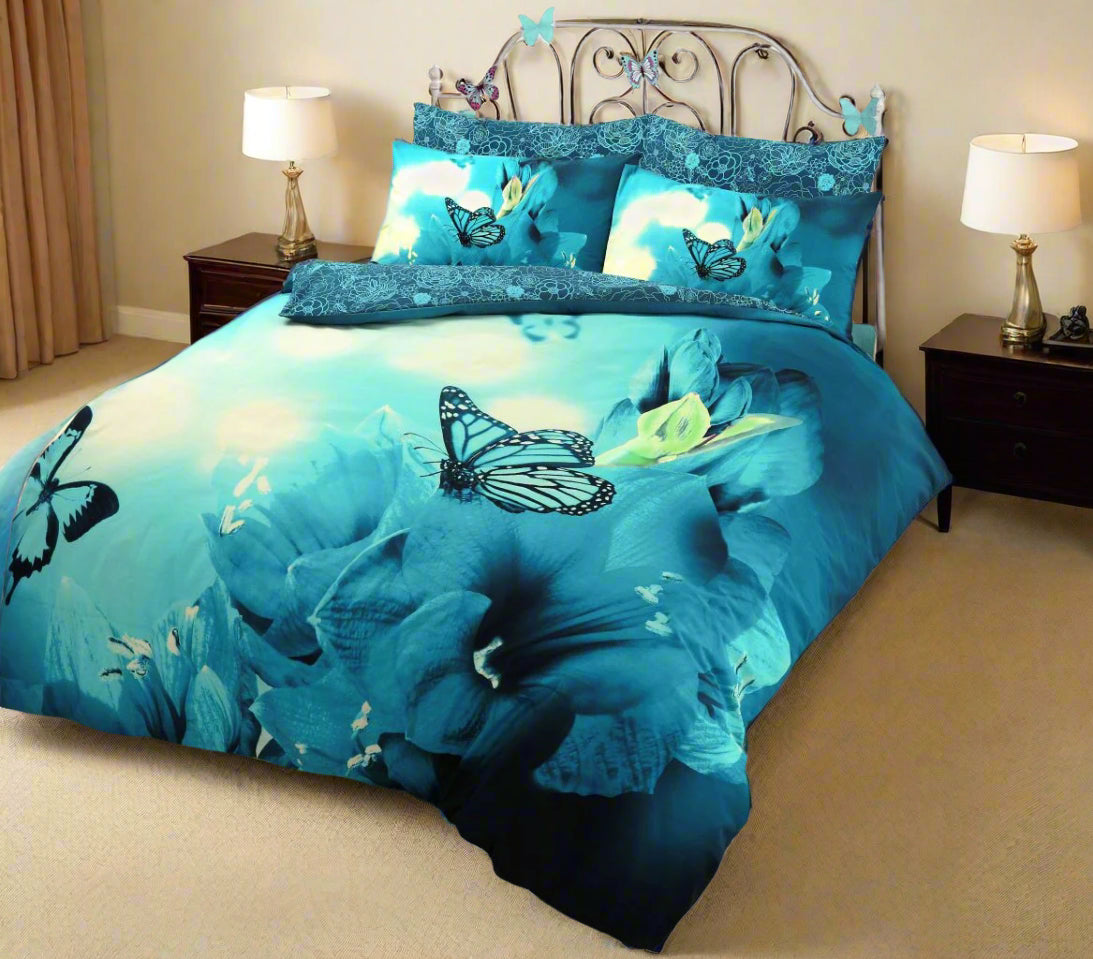 Butterfly Duvet Cover Set 2 Colours