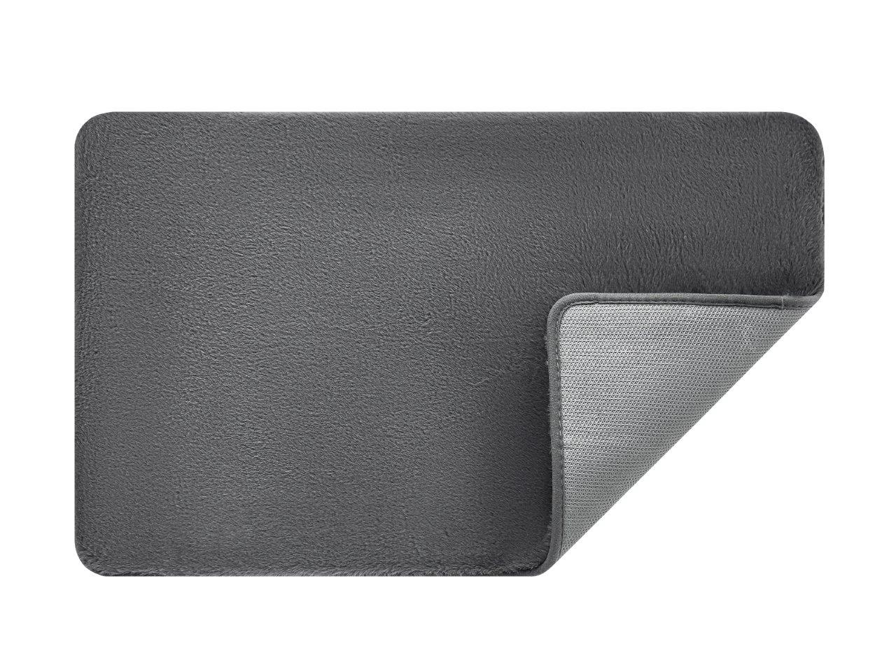Faux Fur Bath & Pedestal Mat Set 9 Colours