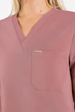 Load image into Gallery viewer, Kaizen V Neck One Pocket Scrub Top Womens
