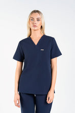 Load image into Gallery viewer, Kaizen V Neck One Pocket Scrub Top Womens