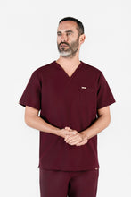 Load image into Gallery viewer, Kaizen V Neck One Pocket Scrub Top Mens