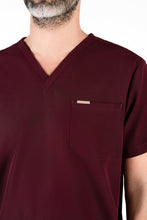 Load image into Gallery viewer, Kaizen V Neck One Pocket Scrub Top Mens