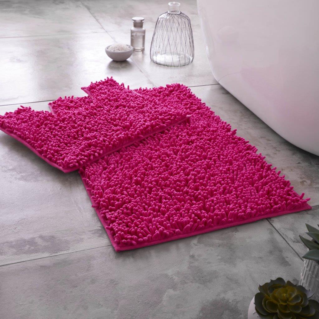 Chunky Loop Bath & Pedestal Mat Set 16 Colours