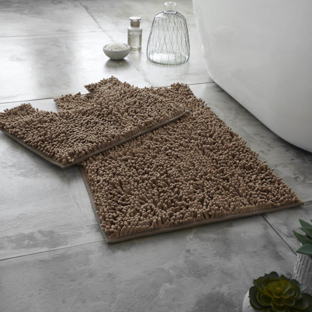 Chunky Loop Bath & Pedestal Mat Set 16 Colours
