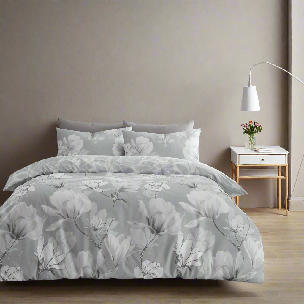 Magnolia Dream Printed Duvet Set