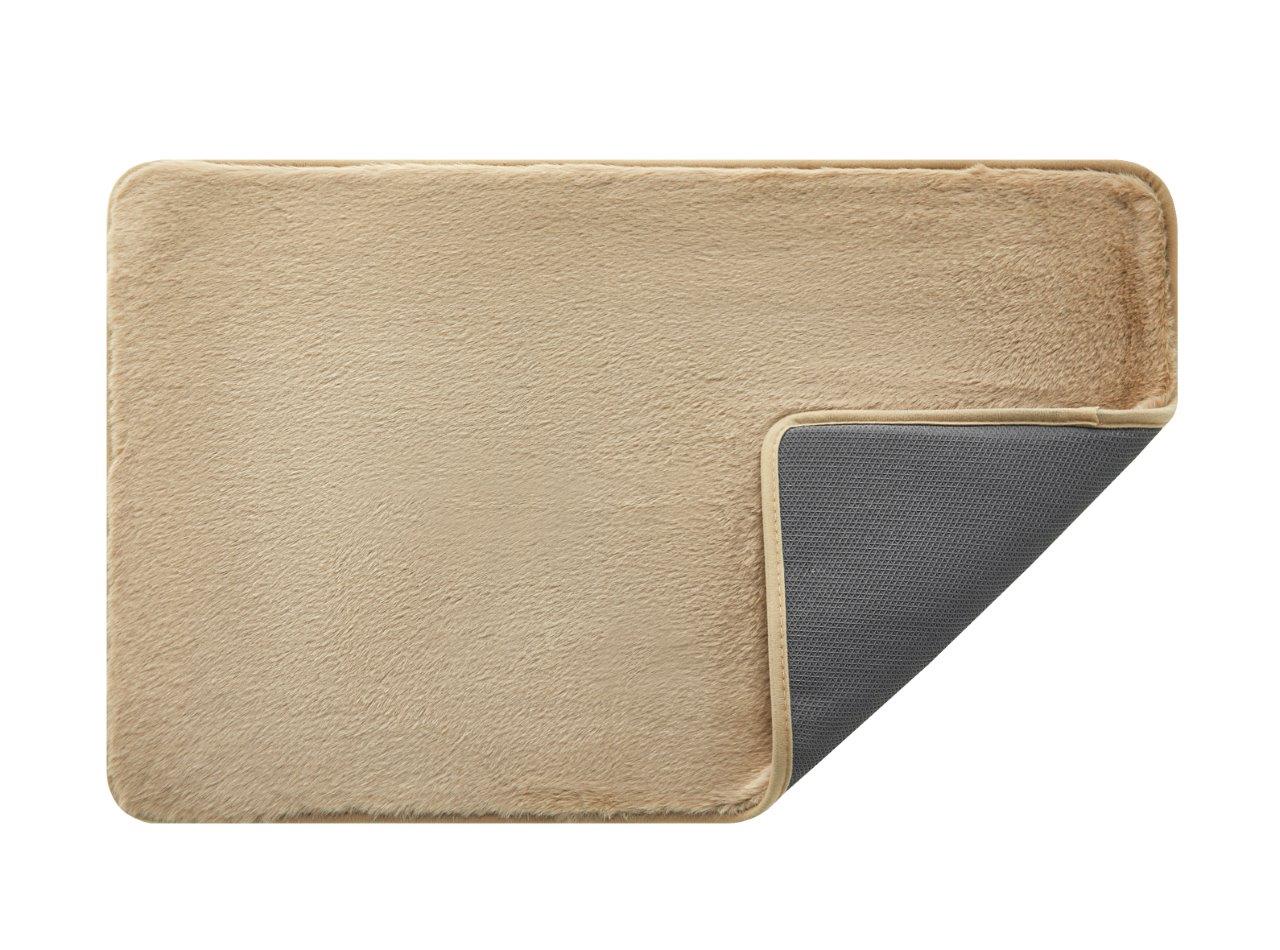 Faux Fur Bath & Pedestal Mat Set 9 Colours