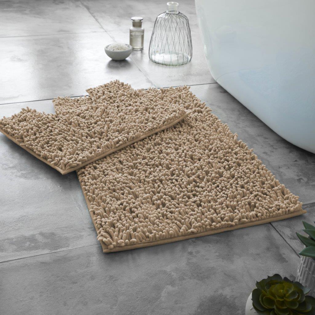 Chunky Loop Bath & Pedestal Mat Set 16 Colours