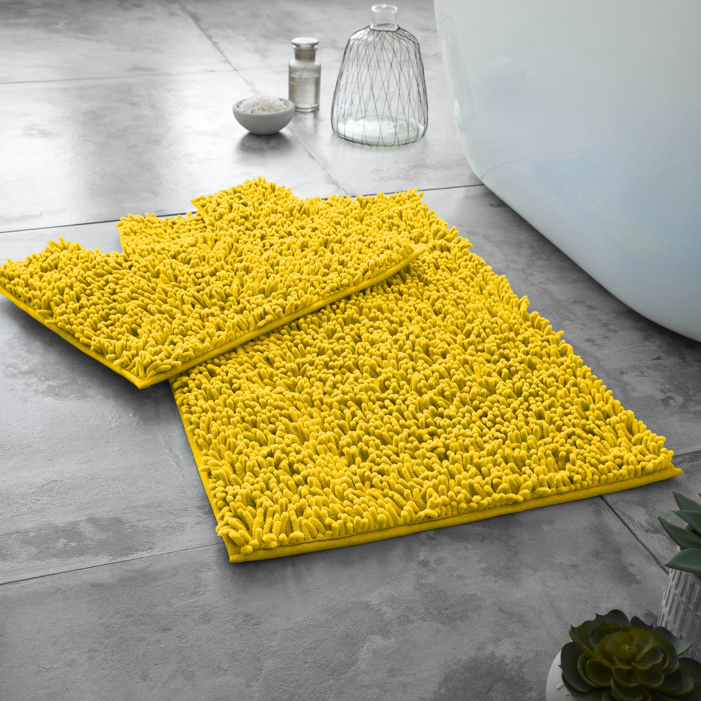 Chunky Loop Bath & Pedestal Mat Set 16 Colours