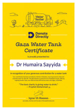 Load image into Gallery viewer, Water tank for Gaza
