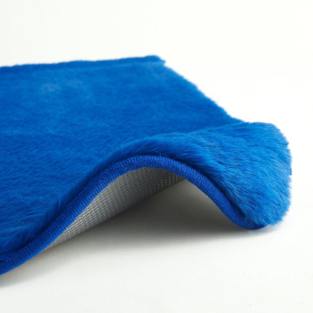 Faux Fur Bath & Pedestal Mat Set 9 Colours