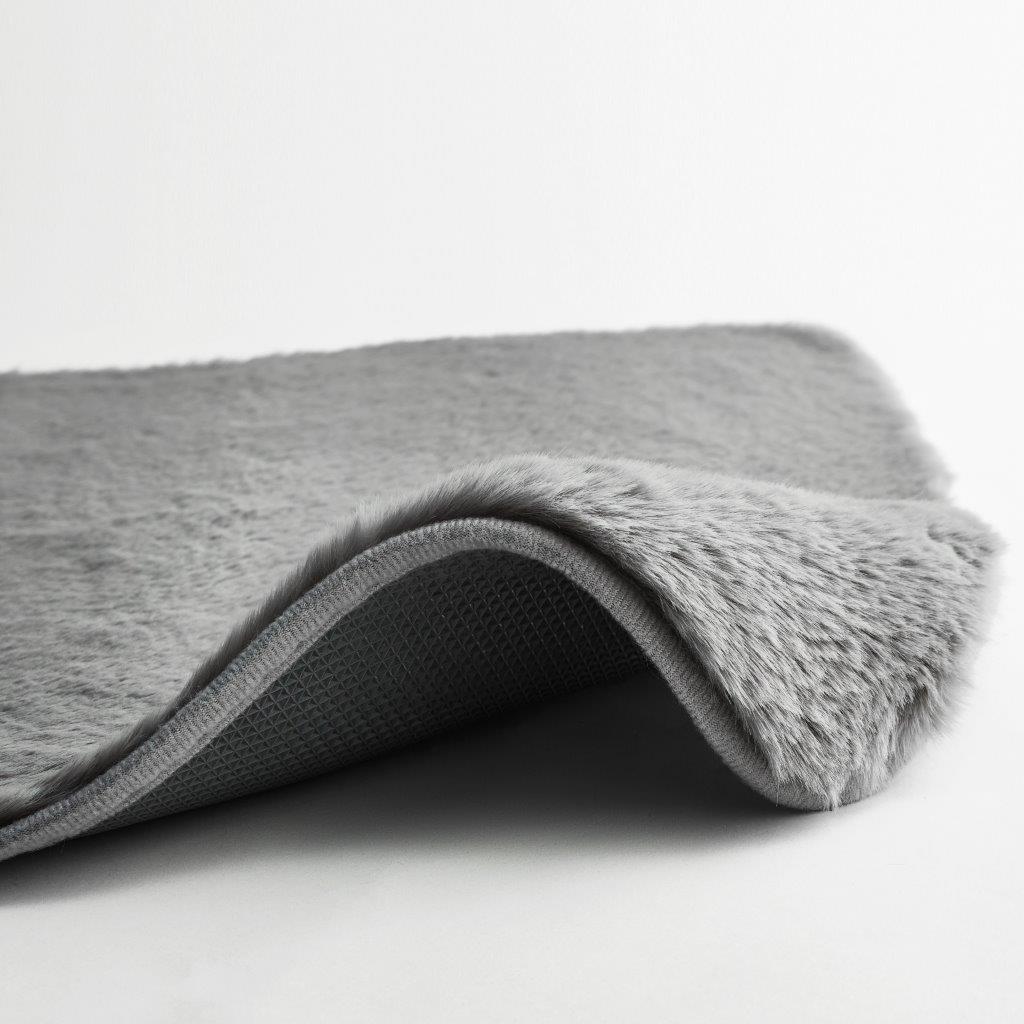 Faux Fur Bath & Pedestal Mat Set 9 Colours