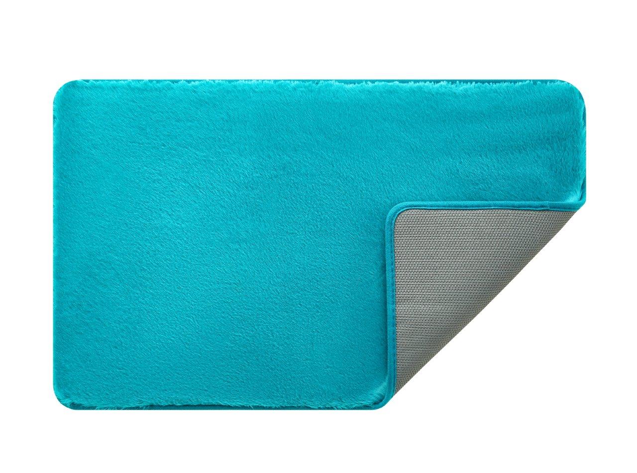 Faux Fur Bath & Pedestal Mat Set 9 Colours