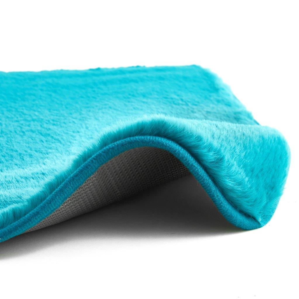 Faux Fur Bath & Pedestal Mat Set 9 Colours