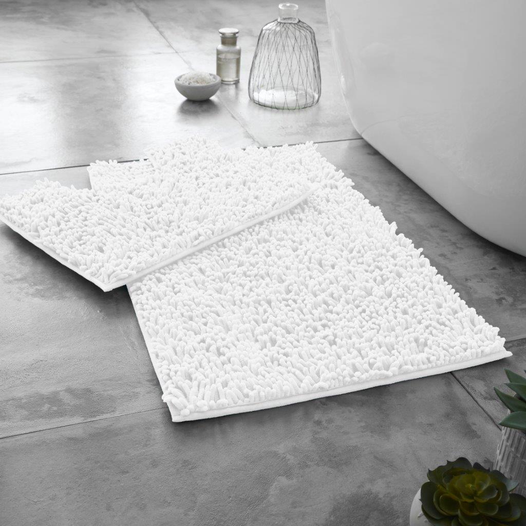 Chunky Loop Bath & Pedestal Mat Set 16 Colours