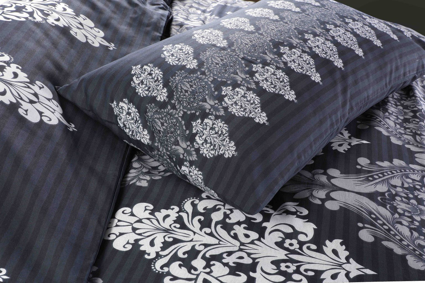 Damask Printed Duvet Set 2 Colours