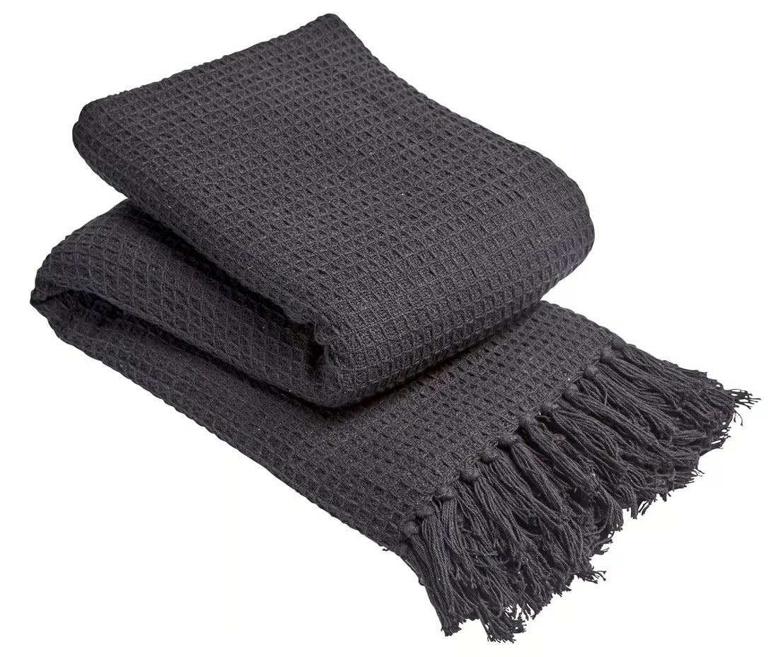 Garth Knitted Pure Cotton Throw