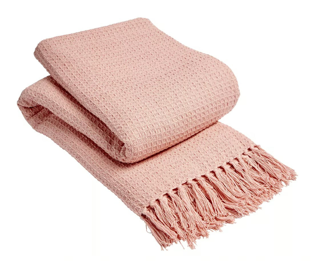Garth Knitted Pure Cotton Throw