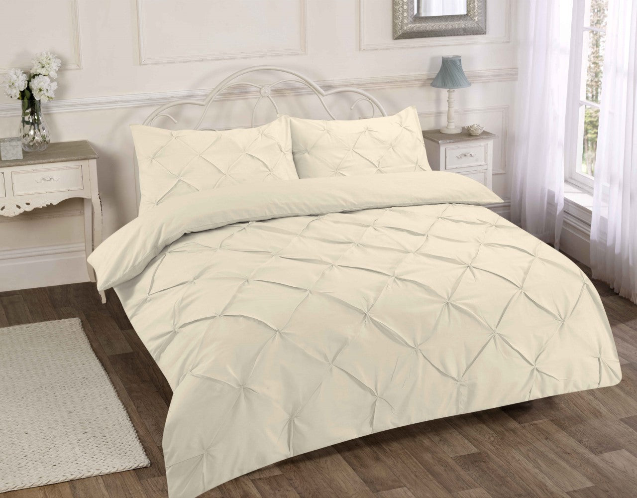 Pintuck Duvet Set 13 Colours