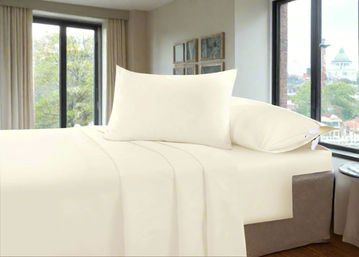 Soft Touch Luxury Microfibre Fitted Sheet 8 Colours 40 cm Depth– Home & Bath