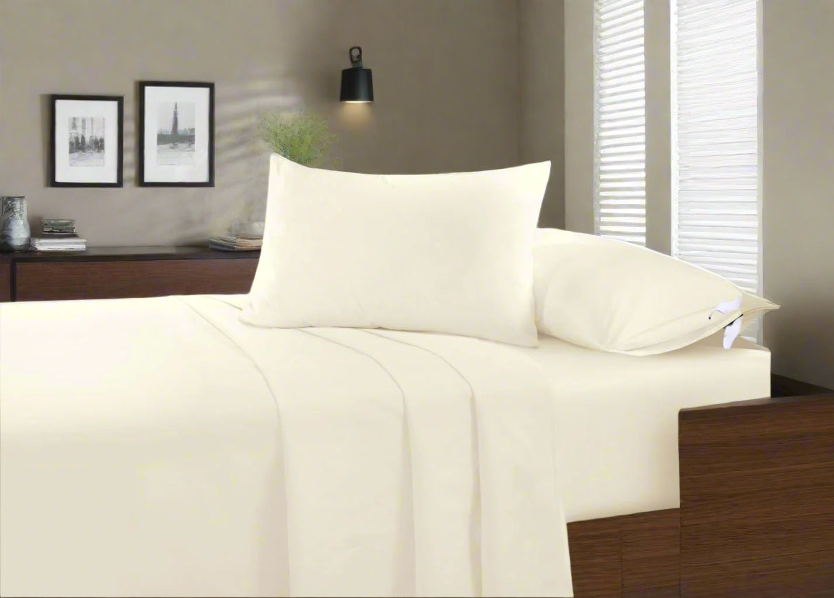 Soft Touch Luxury Microfibre Fitted Sheet 25 cm Depth– Home & Bath