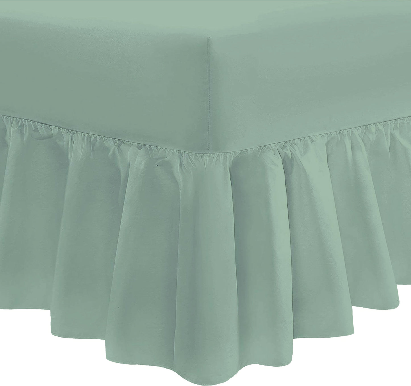 Easy Care Percale Valance Fitted Sheet 22 Colours All Bed Sizes