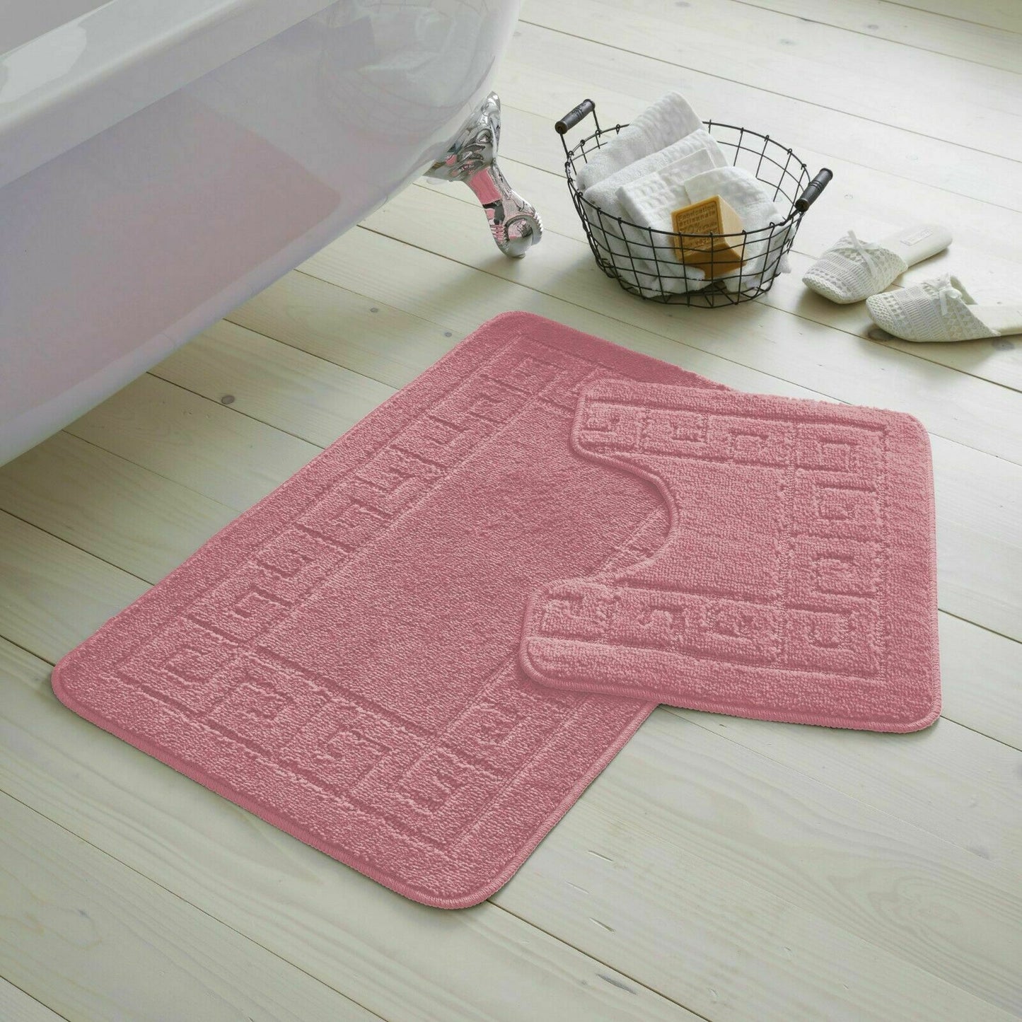 Eros Bath Mat & Pedestal Set 26 Colours