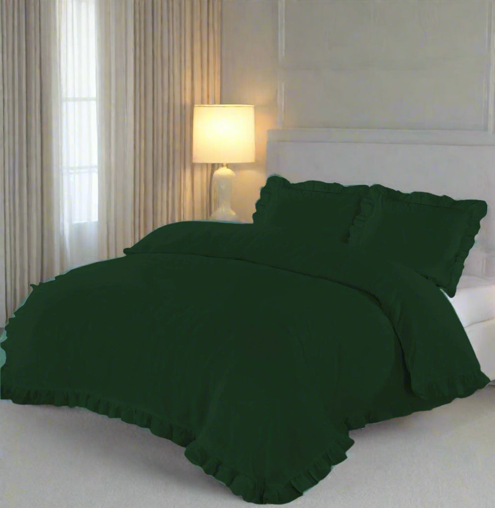 Ruffle Frill Duvet Set 5 Colours