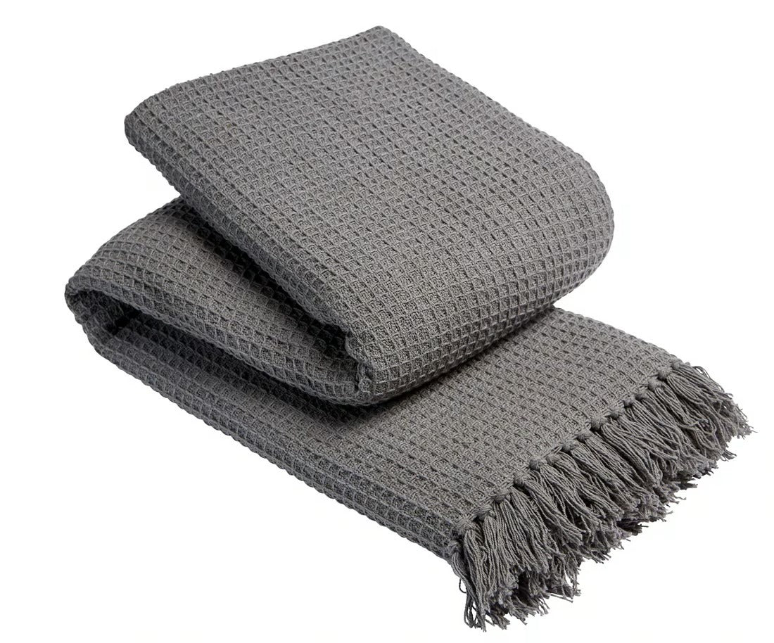 Garth Knitted Pure Cotton Throw