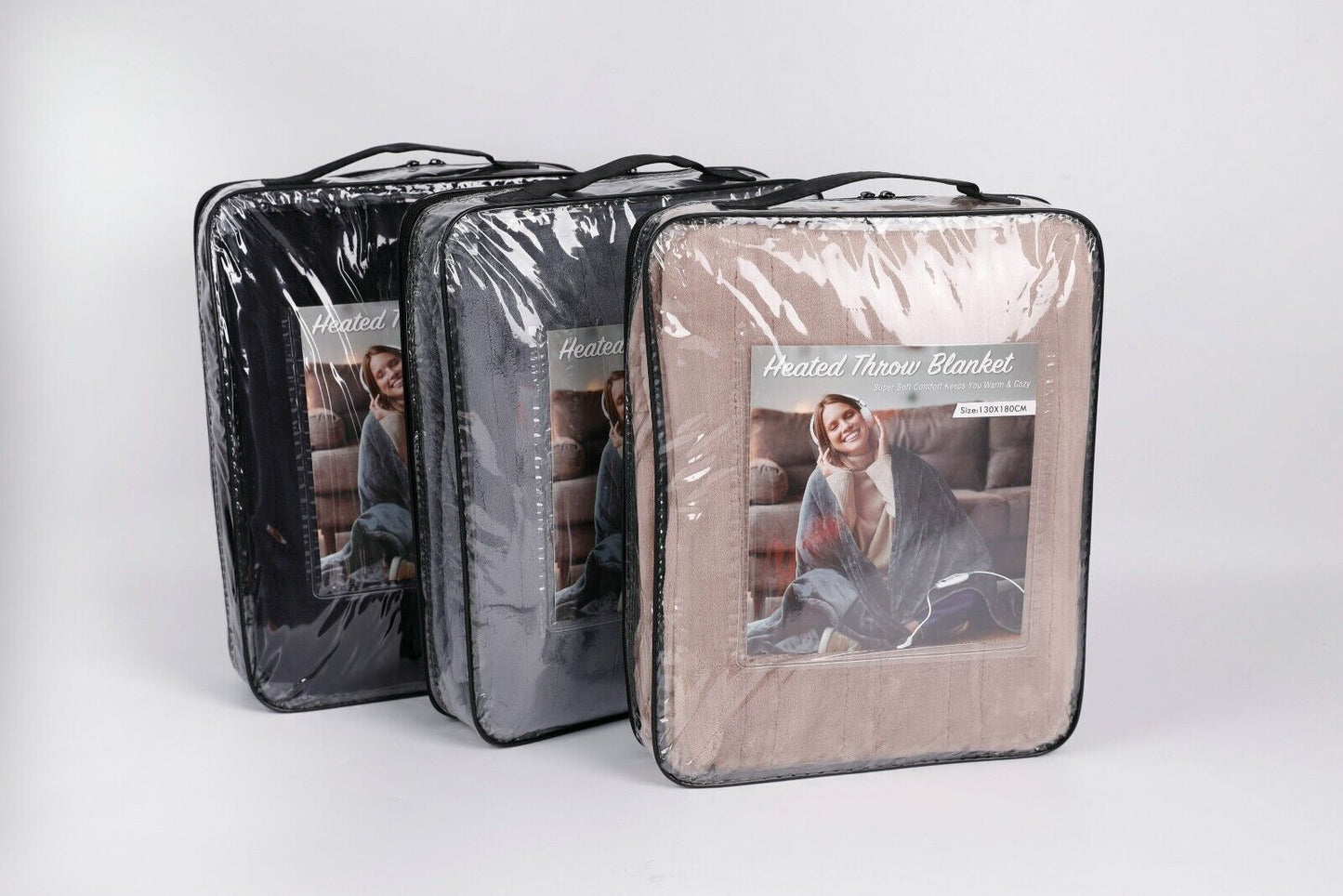 Keep the Chill at Bay with our Soft Fleece Electric Heated Throw Blanket