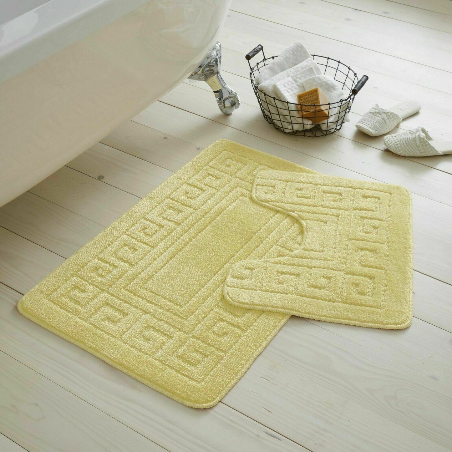 Eros Bath Mat & Pedestal Set 26 Colours