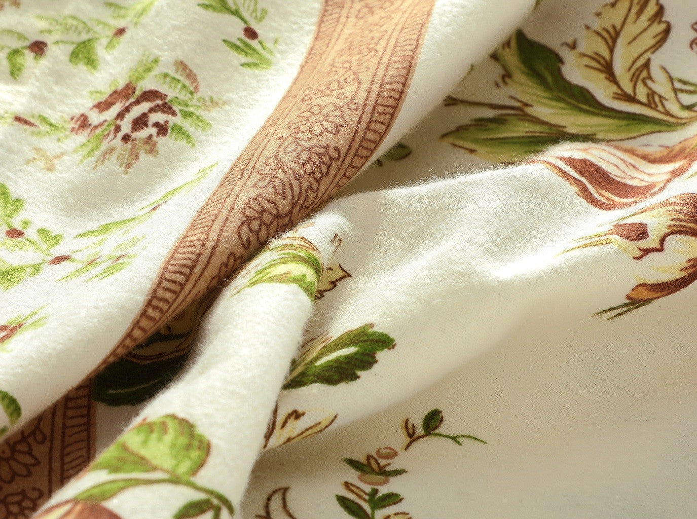 Bloom Natural Flannelette Brushed Cotton Sheet Set
