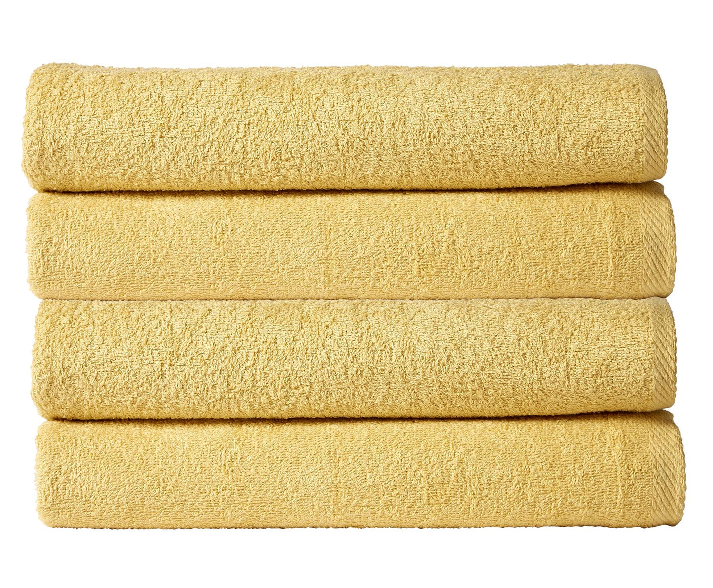 Ochre Pack Of Four Bath Towels