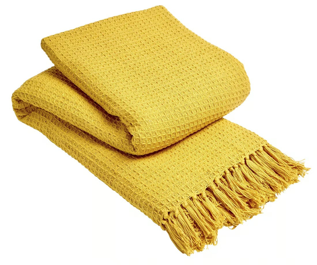 Garth Knitted Pure Cotton Throw