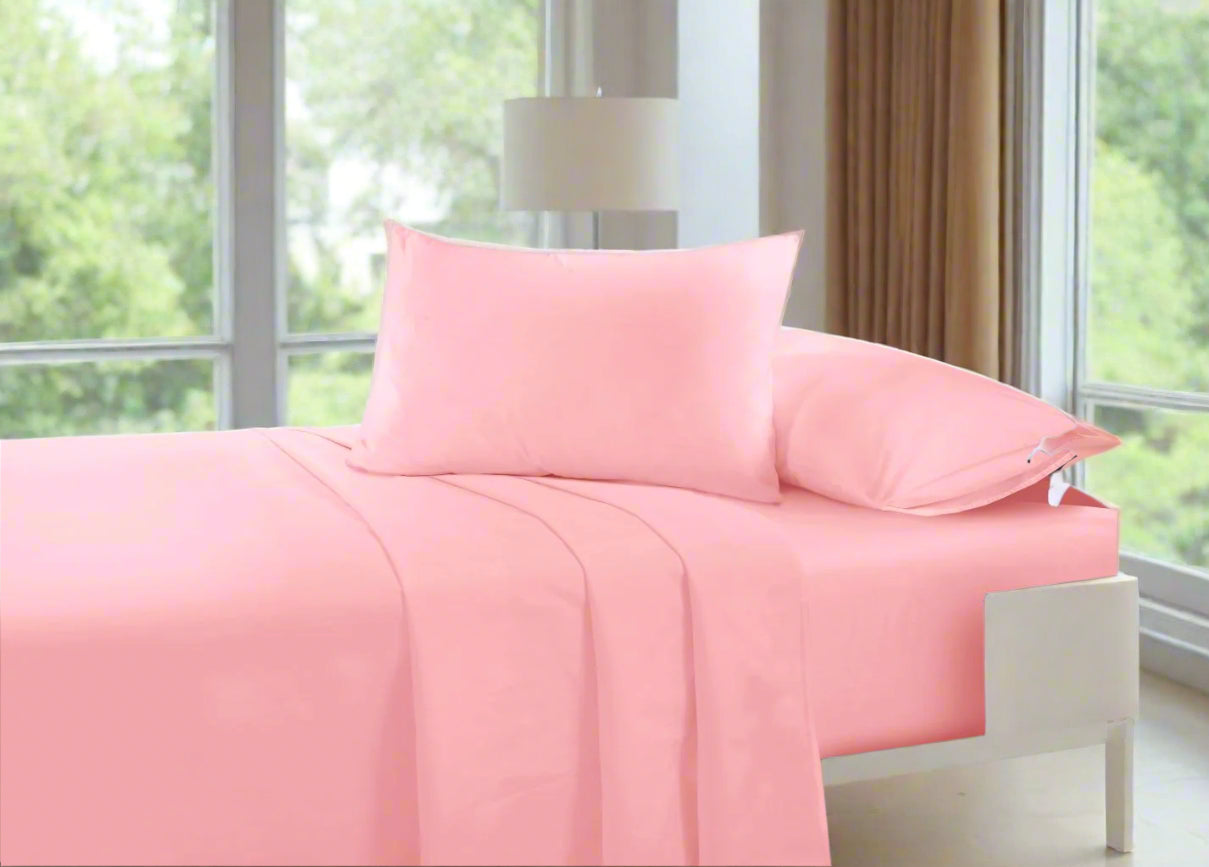 Soft Touch Luxury Microfibre Fitted Sheet 8 Colours 40 cm Depth– Home & Bath