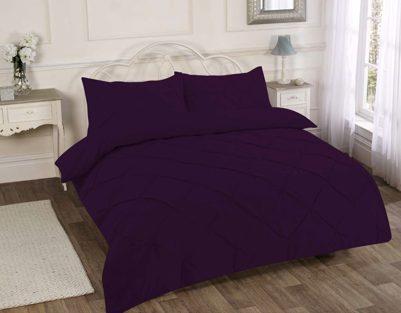 Pintuck Duvet Set 13 Colours