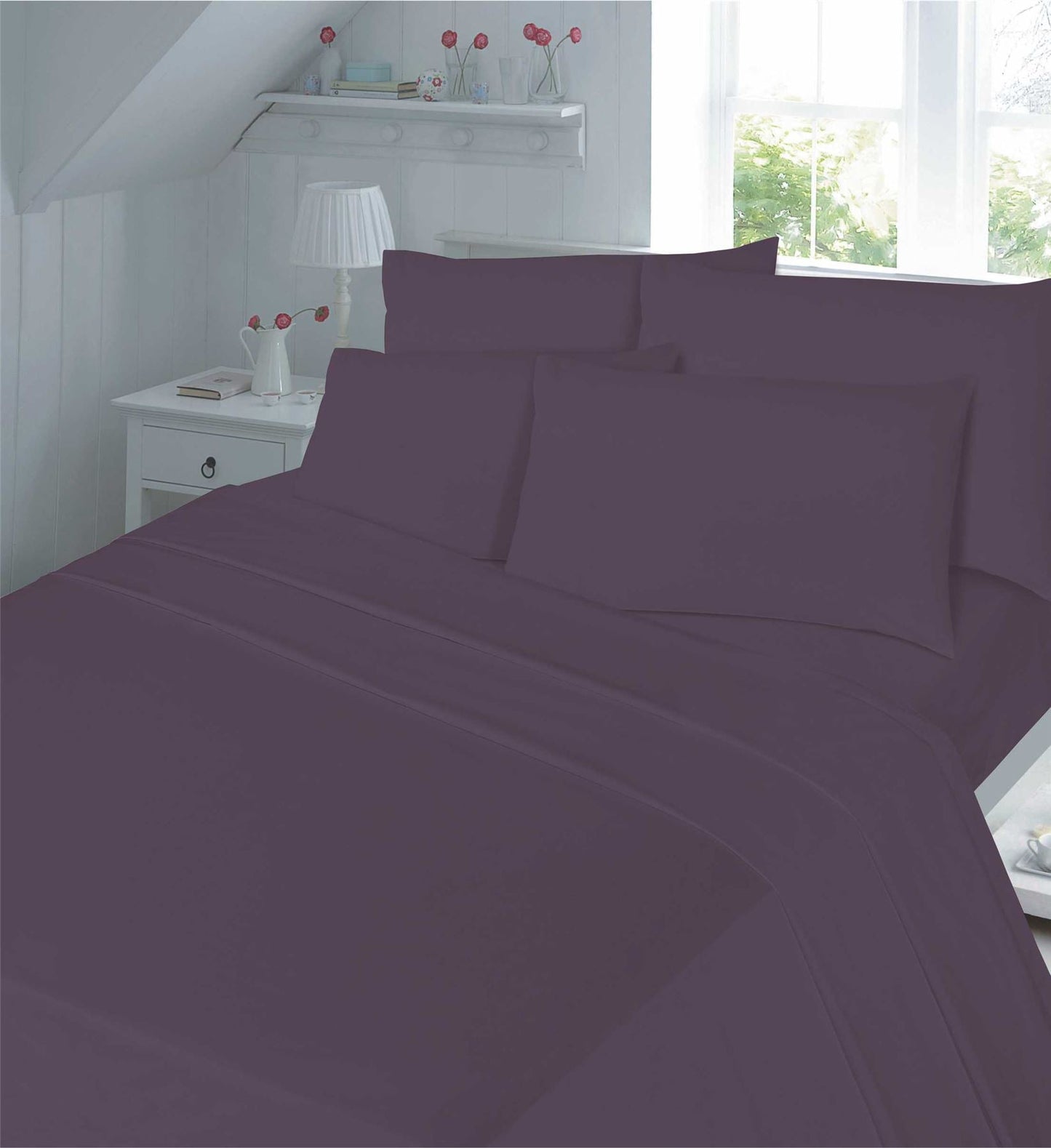 Luxury Percale 180 Thread Count Duvet Cover Set 14 Colours