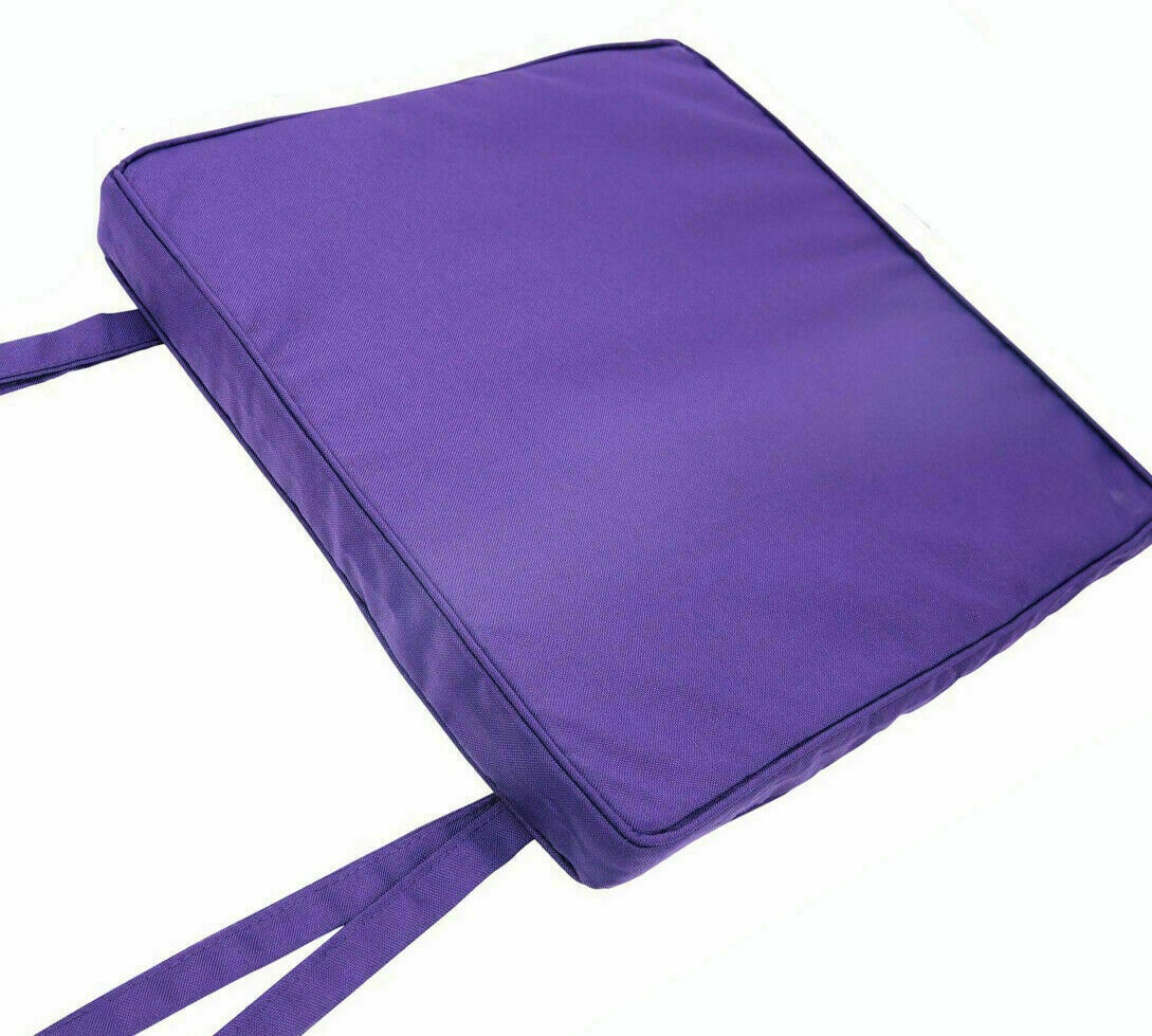Outdoor Waterproof Chair Seat Pad Tie On Garden Patio Chair Cushions