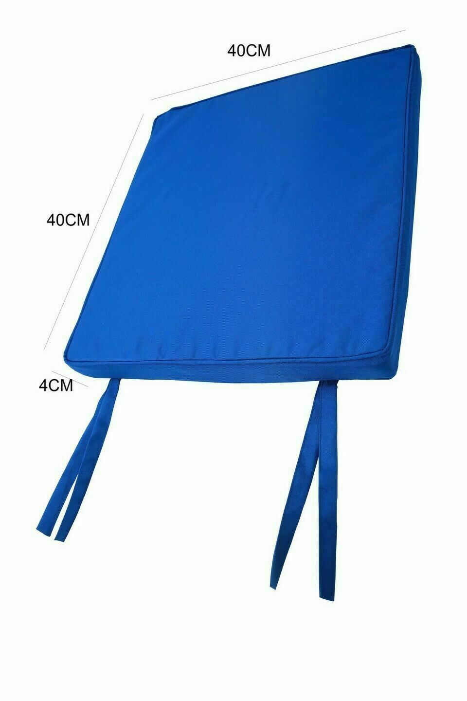 Outdoor Waterproof Chair Seat Pad Tie On Garden Patio Chair Cushions