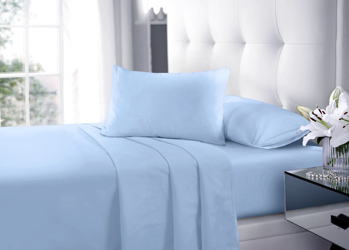 Soft Touch Luxury Microfibre Fitted Sheet 8 Colours 40 cm Depth– Home & Bath