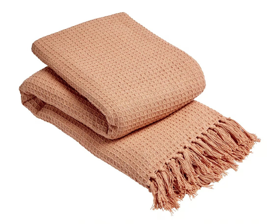 Garth Knitted Pure Cotton Throw