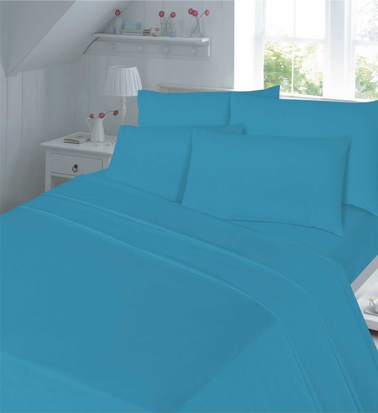 Luxury Percale 180 Thread Count Duvet Cover Set 14 Colours