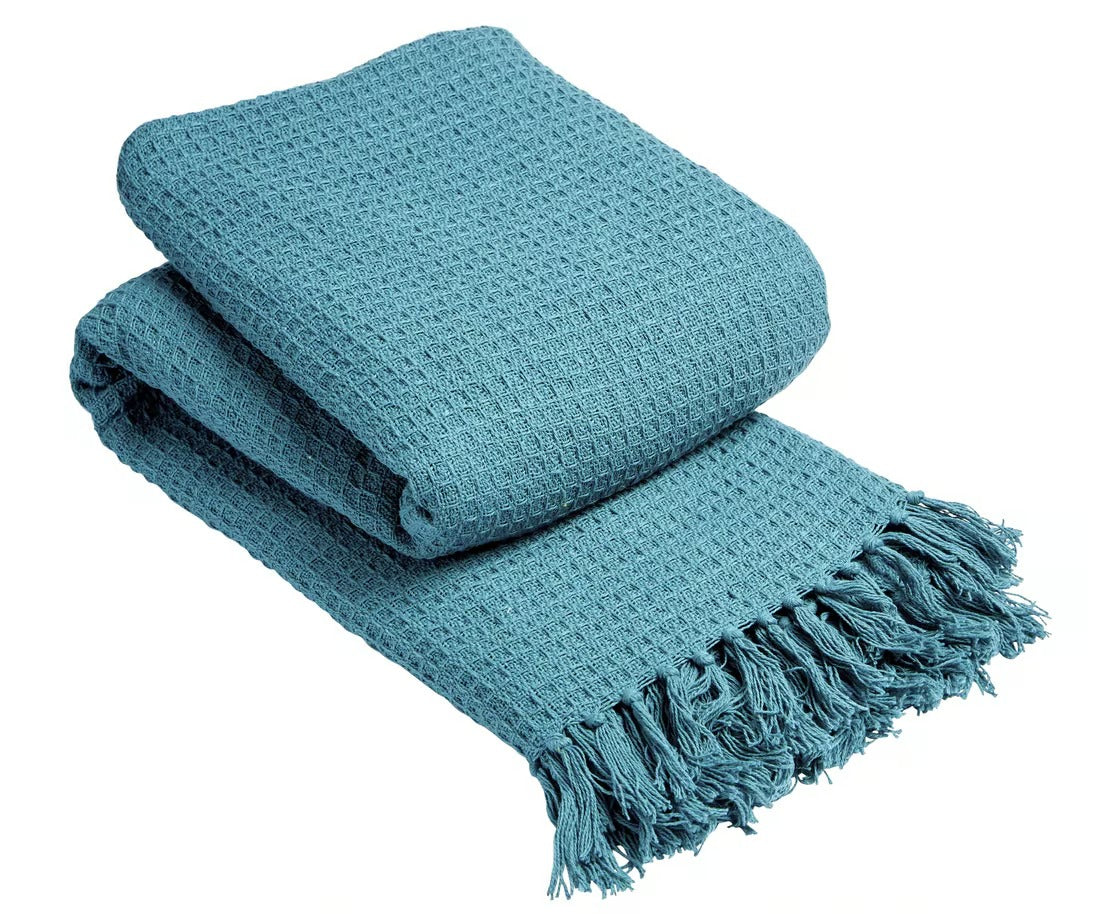 Garth Knitted Pure Cotton Throw