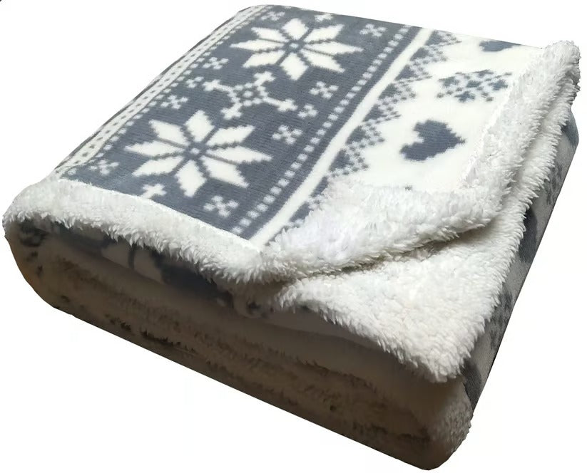 Nordic Fair Isle Teddy Duvet Set