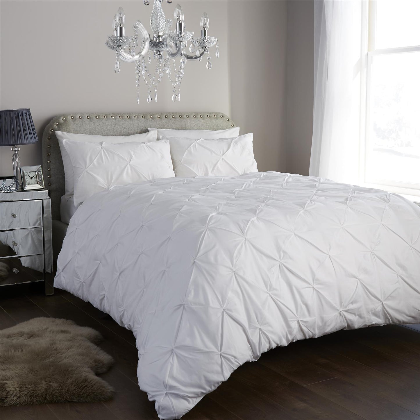 Pintuck Duvet Set