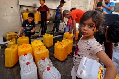 Water tank for Gaza