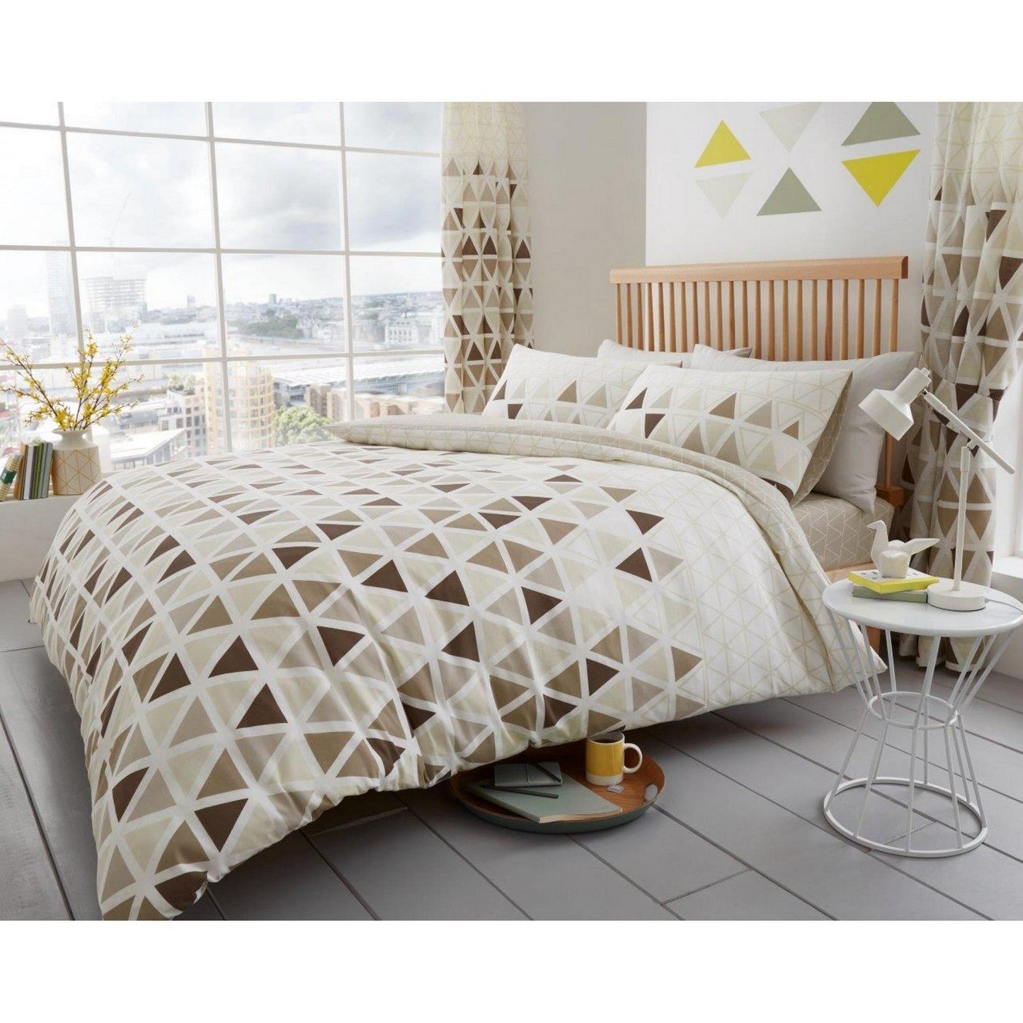 Geo Triangle Duvet Set